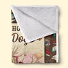 Personalised Blanket - Book Lover Gifts For Readers, Pet Owners, Pet Lovers - My Cosy Reading Blanket