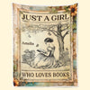 Personalised Blanket - Book Lover Gifts For Readers, Bookworms - Get Lost In Stories