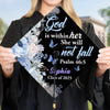 Personalised Graduation Cap - Meaningful Memorial or Graduation Gift for Jesus Lovers - Faith Makes Her Fierce