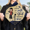 Personalised Graduation Cap - Meaningful Memorial or Graduation Gift or Christian Gifts - God Ordered My Steps