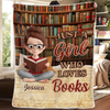 Personalised Blanket - Book Lover Gifts For Readers, Bookworms - Cozy Bliss With Books