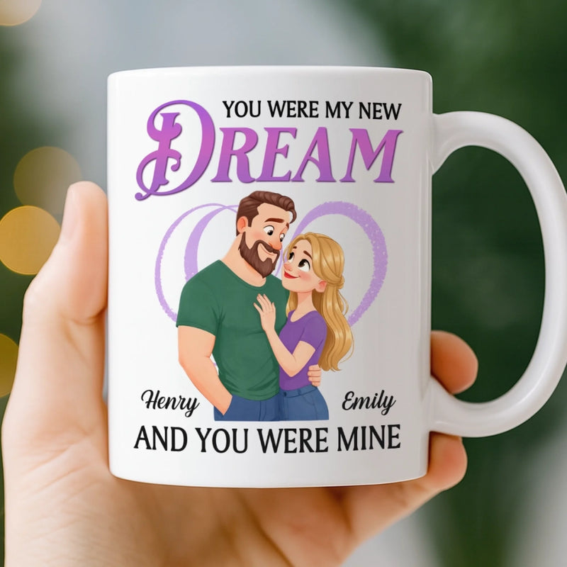 Personalised 3D Inflated Effect Mug - Anniversary Wedding Gifts For Couple - Love Grows In Quiet Ways