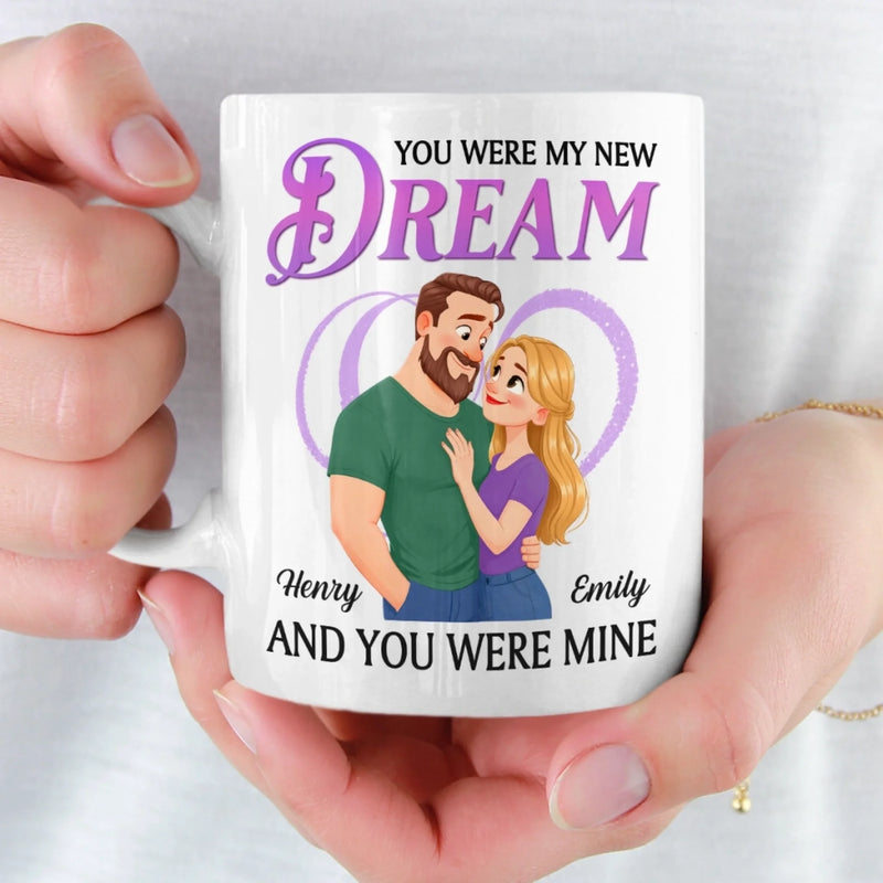 Personalised 3D Inflated Effect Mug - Anniversary Wedding Gifts For Couple - Love Grows In Quiet Ways