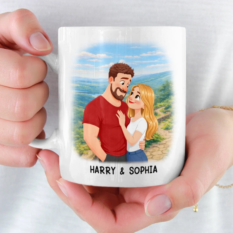 Personalised Mug - Anniversary Wedding Gifts For Couple - Us Just Makes Sense