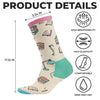Personalised Crew Socks - Bookish Gifts For Book Lovers, Bookworms, Readers - Readers Gonna Read