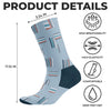 Personalised Crew Socks - Bookish Gifts For Book Lovers, Bookworms, Readers - Don’t Kill My Reading Vibe