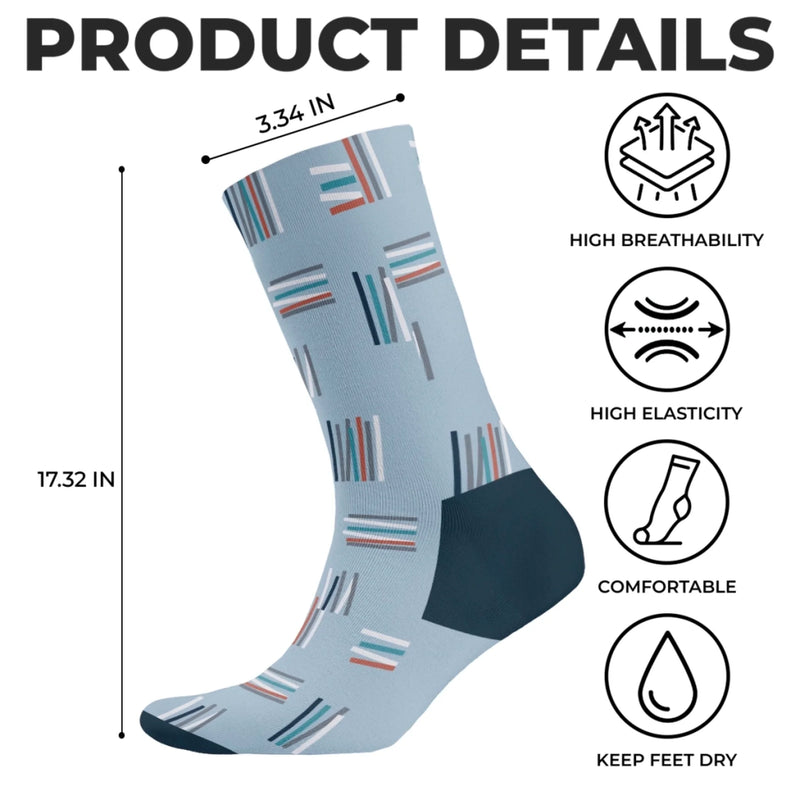 Personalised Crew Socks - Bookish Gifts For Book Lovers, Bookworms, Readers - Don’t Kill My Reading Vibe