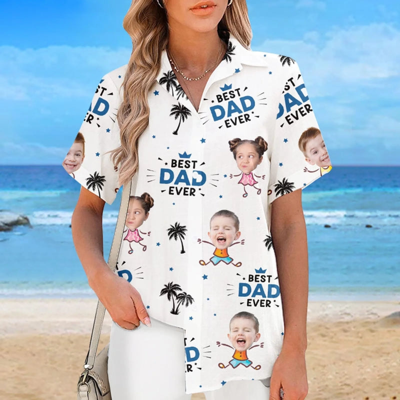 Personalised Hawaiian Shirt - Father's Day Gifts For Dad, Grandpa - Best Dad Ever