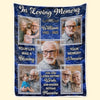 Personalised Photo Blanket - Meaningful Memorial Sympathy Gifts - Love Holds Beyond The Years