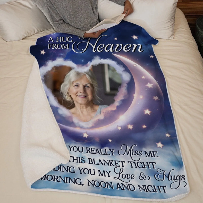 Personalised Photo Blanket - Meaningful Memorial Sympathy Gifts - Your Memory Lives In Us
