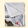 Personalised Photo Blanket - Meaningful Memorial Sympathy Gifts - Your Love Still Surrounds Me