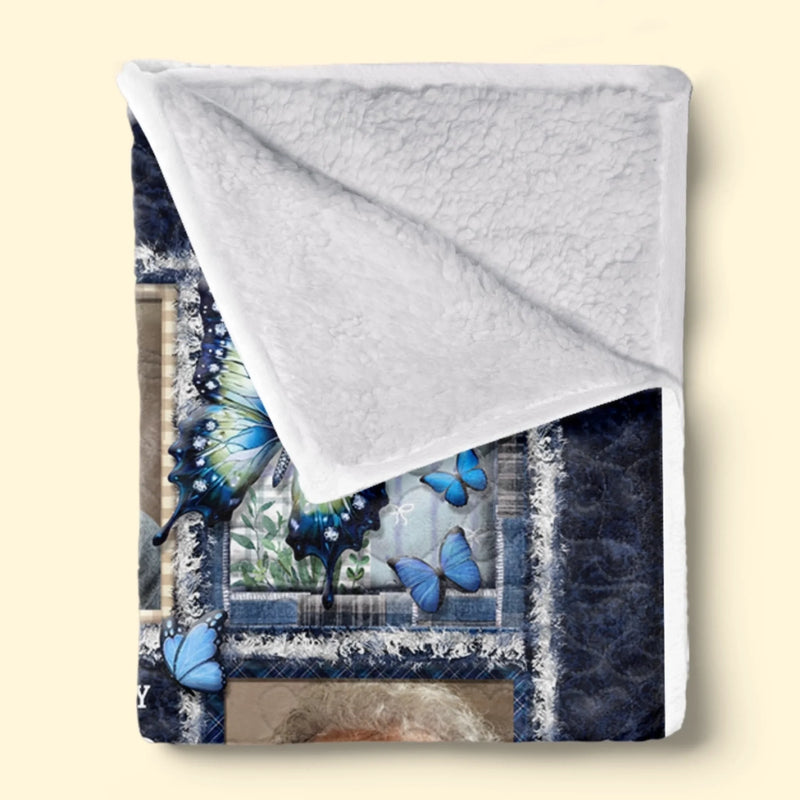 Personalised Photo Blanket - Meaningful Memorial Sympathy Gifts - Love Lives Beyond The Years