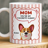 Personalised Mug – Mother's Day Gifts For Dog Lovers, Dog Mum – You’re My Favourite Human