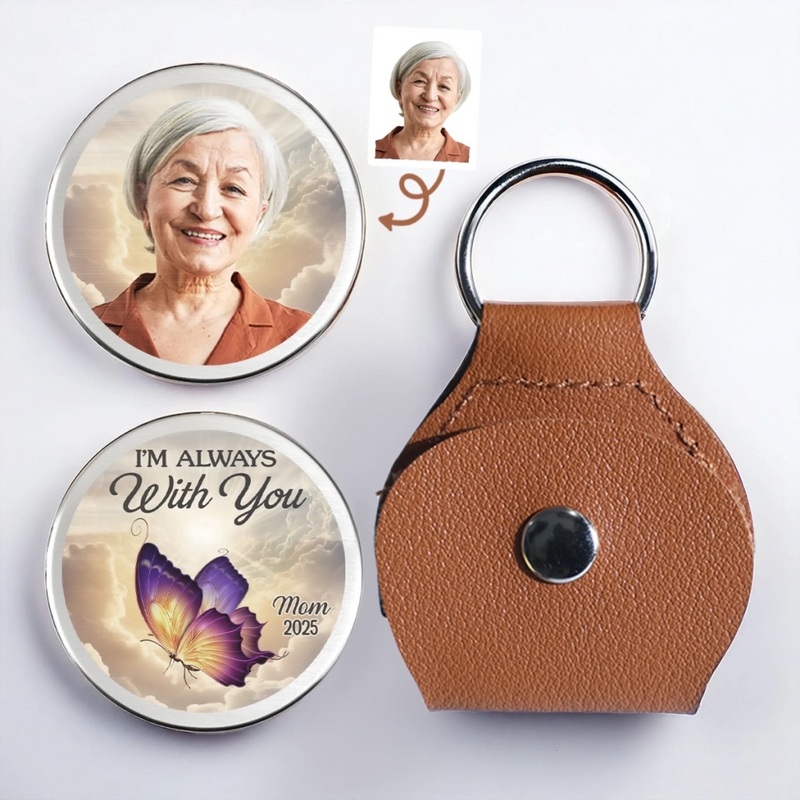 Personalised Photo Pocket Hug Token - Meaningful Memorial Gift - Still Beside Me