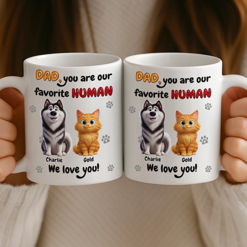 Personalised Mug – Mother's Day Gifts For Dog Lovers, Cat Owners – Thanks For Being My Mum