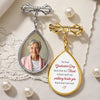 Personalised Teardrop Pin with Photo - Meaningful Memorial or Graduation Gift - Graduated With Your Love