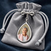 Personalised Teardrop Pin with Photo - Meaningful Memorial or Graduation Gift - Graduated With Your Love