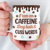 Personalised 3D Inflated Effect Mug – Gifts For Dog Lovers – Running On Caffeine And Dog Hair