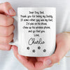 Personalised Mug – Birthday Gifts For Dog Lovers, Dog Dad & Mum – My Favourite Human Is You