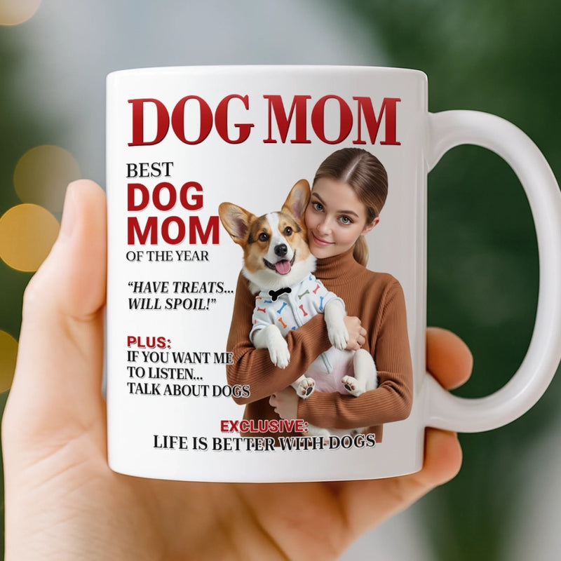 Personalised Photo Mug – Birthday Gifts For Dog Lovers, Dog Dad & Mum – Best Dog Lover Of The Year
