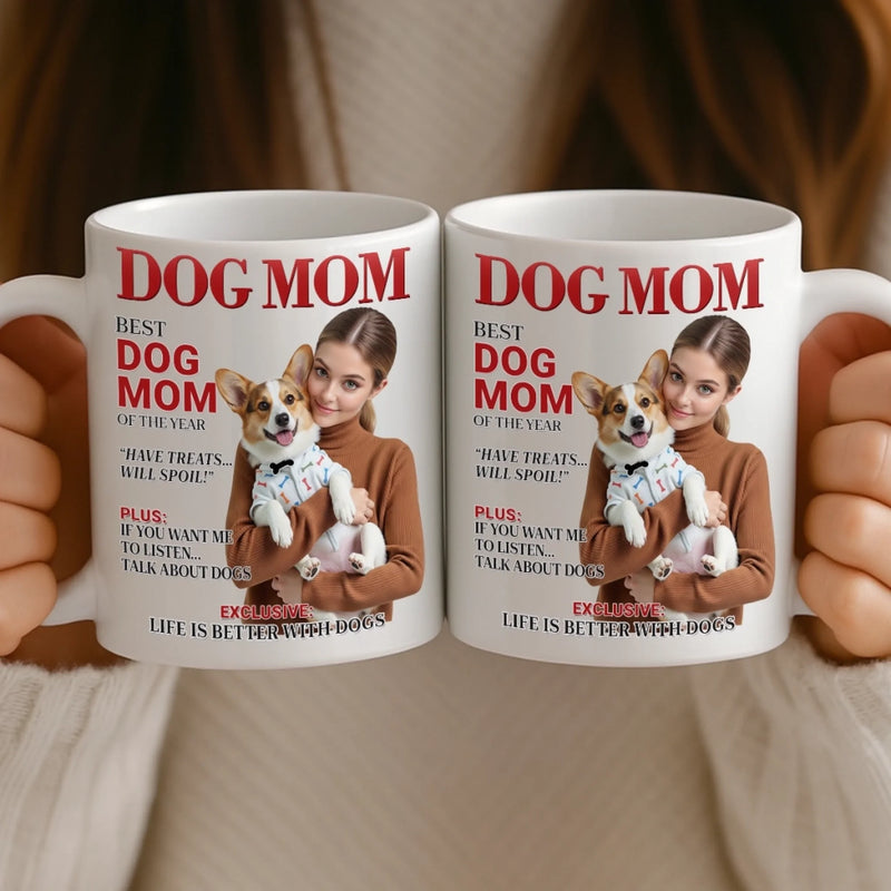 Personalised Photo Mug – Birthday Gifts For Dog Lovers, Dog Dad & Mum – Best Dog Lover Of The Year
