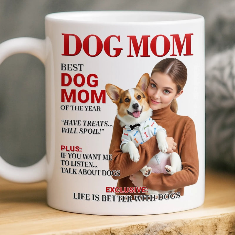 Personalised Photo Mug – Birthday Gifts For Dog Lovers, Dog Dad & Mum – Best Dog Lover Of The Year
