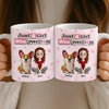 Personalised Mug – Birthday Gifts For Dog Lovers, Dog Dad & Mum – Just A Girl And Her Dogs