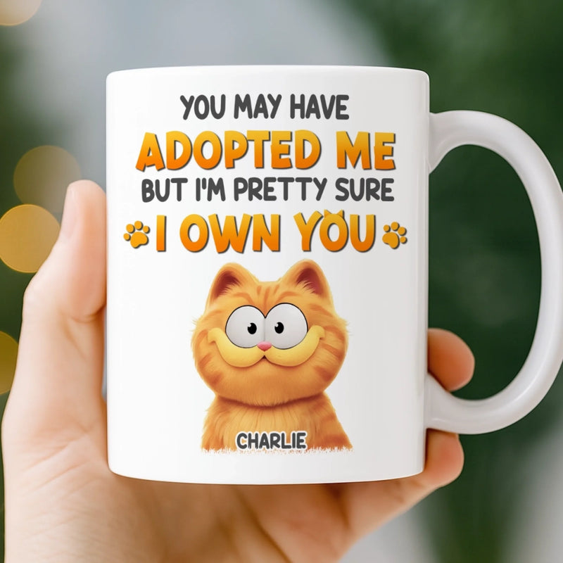 Personalised Mug – Birthday Gifts For Cat Lovers, Cat Dad & Mum – My Cat Owns Me