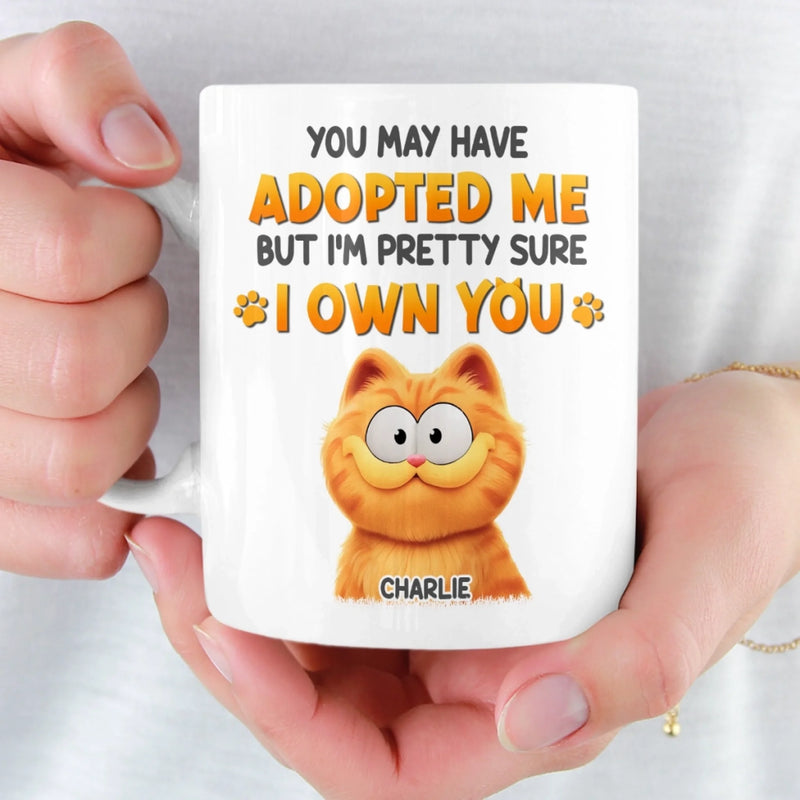 Personalised Mug – Birthday Gifts For Cat Lovers, Cat Dad & Mum – My Cat Owns Me