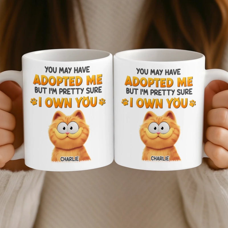 Personalised Mug – Birthday Gifts For Cat Lovers, Cat Dad & Mum – My Cat Owns Me