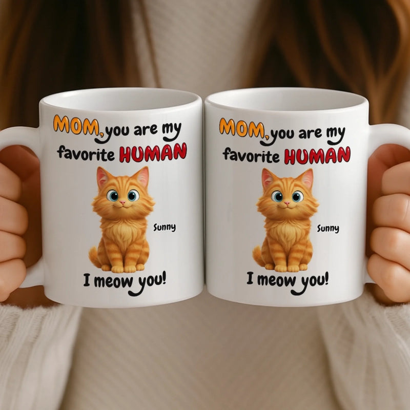 Personalised Mug – Birthday Gifts For Cat Lovers, Cat Dad & Mum – Mum I Meow You