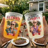 Personalised Photo Plastic Cups - Retirement Gifts For Women, Men - The Legend Has Retired