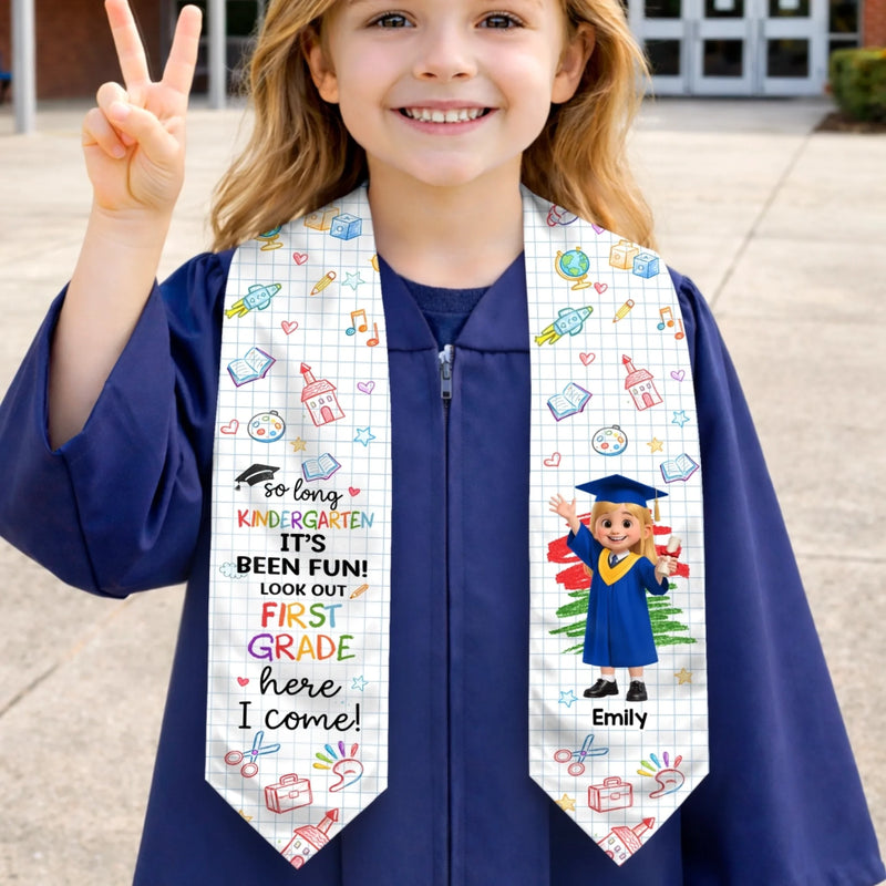 Personalised Kids Graduation Stole - Meaningful
Graduation Gift For Kids - Dream Big, Achieve More