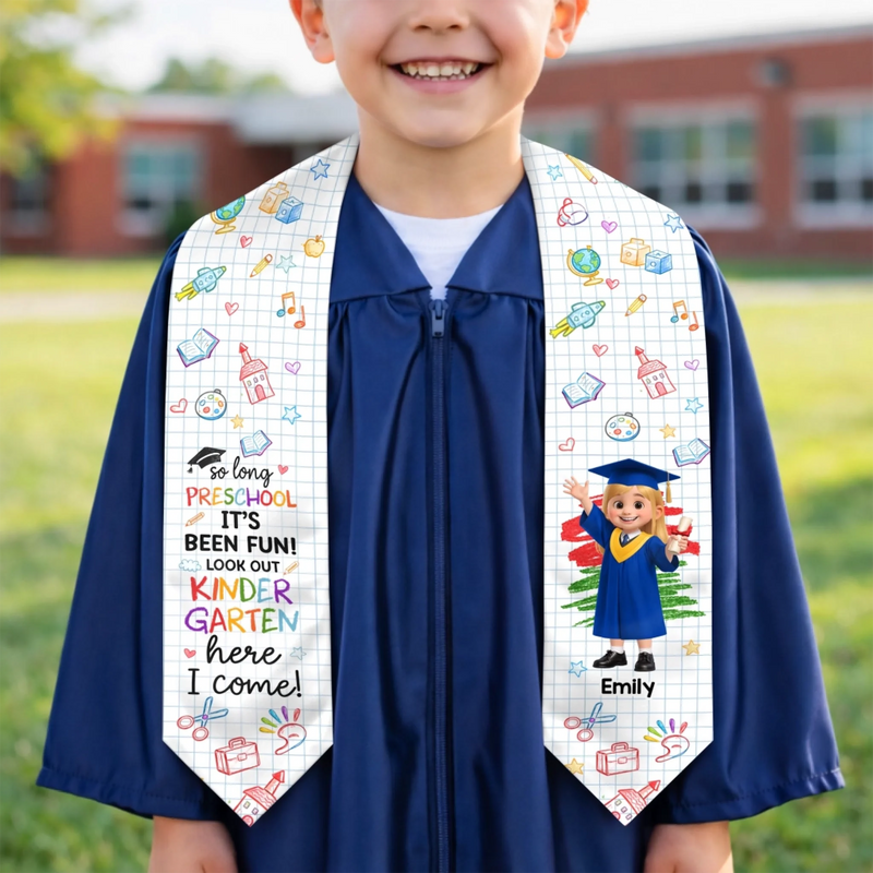 Personalised Kids Graduation Stole - Meaningful
Graduation Gift For Kids - Dream Big, Achieve More