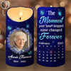 Personalised LED Candle with Photo - Meaningful Memorial Gift - Though Absent, You Remain Ever Near