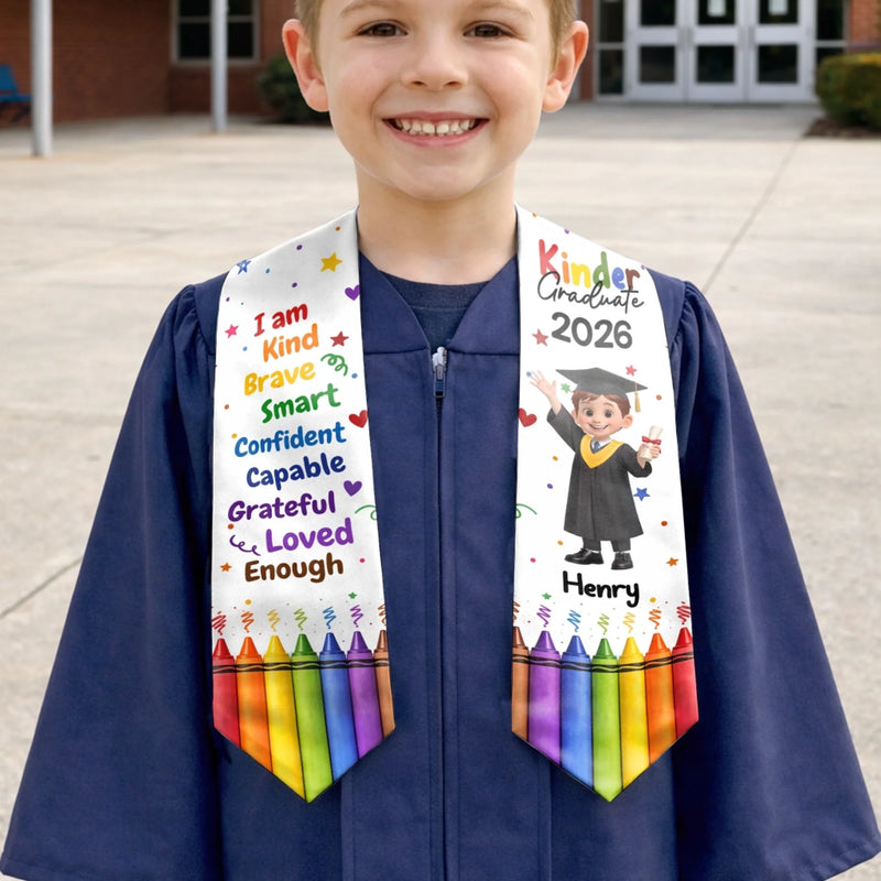 Personalised Kids Graduation Stole - Meaningful Graduation Gift For Kids - Future Starts Today Kiddo