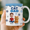 Personalised 3D Inflated Effect Mug – Birthday Gifts For Cat Lovers, Cat Dad & Mum – Living My Cat Life