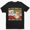 Personalised Unisex T-Shirt, Hoodie – Father’s Day Gift for Cat Lovers, Cat Mom And Dad – Best Cat Dad Ever
