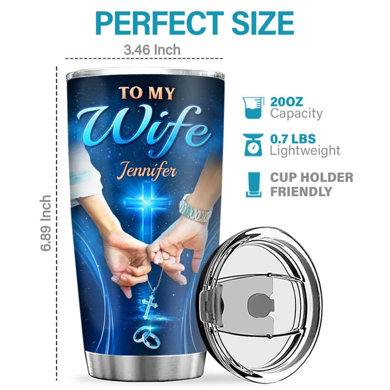 Personalised Tumbler - Anniversary Wedding Gifts For Couple - Infinite Love, Infinite Us