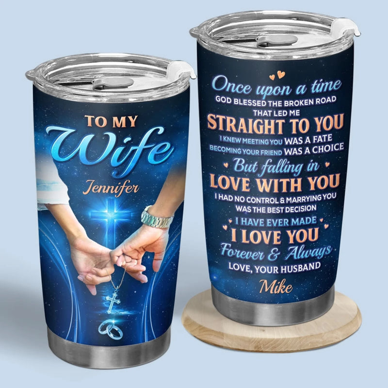 Personalised Tumbler - Anniversary Wedding Gifts For Couple - Infinite Love, Infinite Us