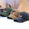 Personalised Vintage Washed Denim Cap - Birthday Gift for Cat Lovers or Cat Dad - My Pet My Joy