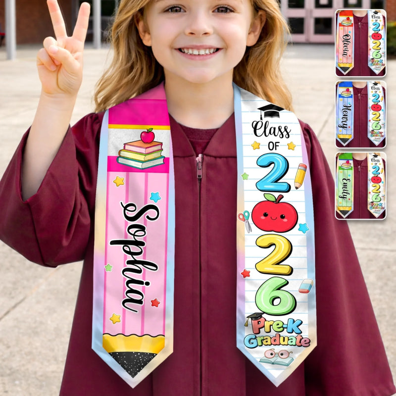 Personalised Kids Graduation Stole - Meaningful Graduation Gift For Kids - Dream It, Do It