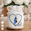 Personalised Ribbon Flower Vase - Meaningful Graduation Gift - Graduation Looks Good On You