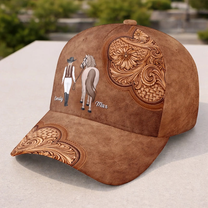 Personalised Classic Cap – Gift for Horse Lovers – For True Horse Fans