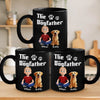 Personalised Black Mug - Gift For Dog Dad, Dog Lovers - The Dogfather Returns