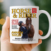 Personalised Mug with Photo - Birthday Gifts For Horse Lovers - Grace In The Saddle