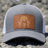 Personalised Leather Patch Hat – Father's Day Gifts For Dad, Grandpa – Grandpa Knows Best Always
