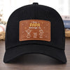 Personalised Leather Patch Hat – Father's Day Gifts For Dad, Grandpa – Grandpa Knows Best Always