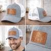 Personalised Leather Patch Hat – Father's Day Gifts For Dad, Grandpa – Grandpa Knows Best Always