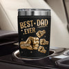Personalised Printed Leather Tumbler – Father's Day Gifts For Dad, Grandpa – Dad The Man The Myth